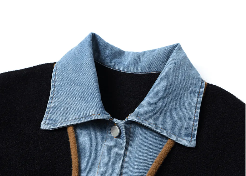 Pre Order:  Mock 2-Piece Shirt Jacket
