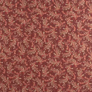 Printed Metallic Chiffon Yoryu - CHANTAL - 011 - Brick