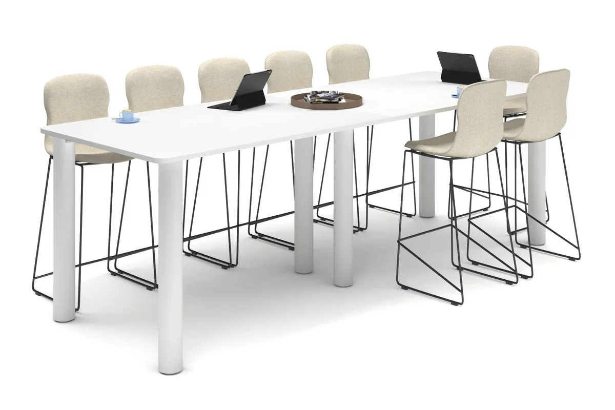 Quadro Counter Cylinder Leg Table