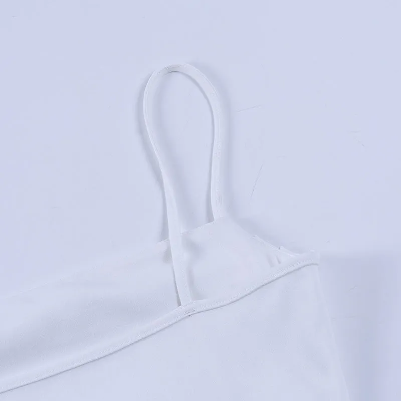 Sexy Slim-fitting Solid Color Slip Dress