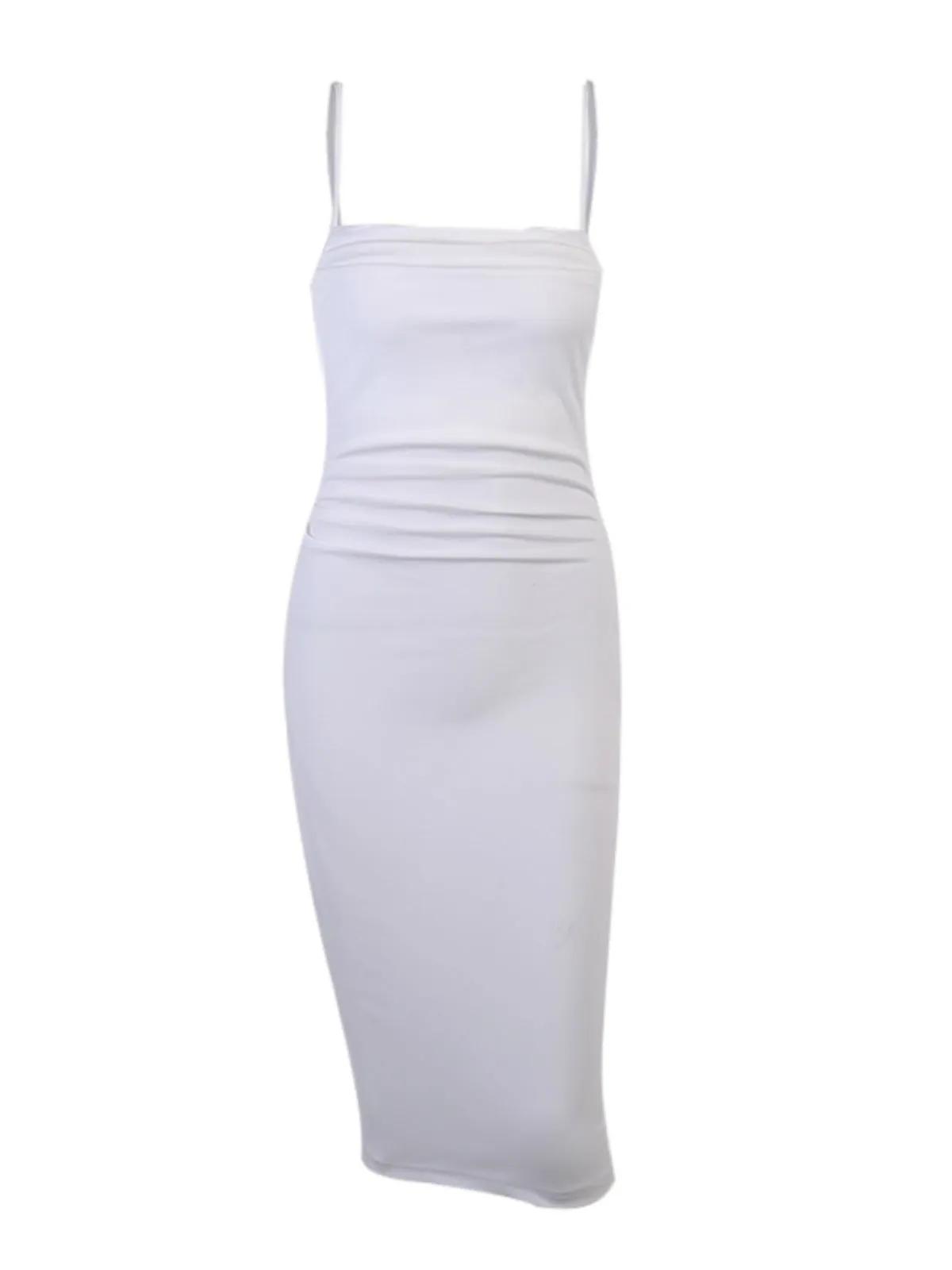 Sexy Slim-fitting Solid Color Slip Dress