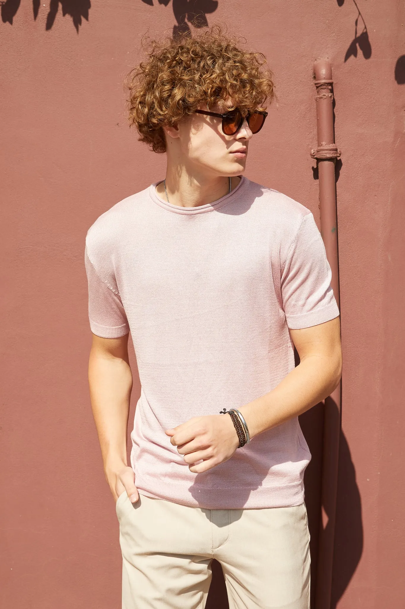 Short Sleeve Knit Sweater TR-11503