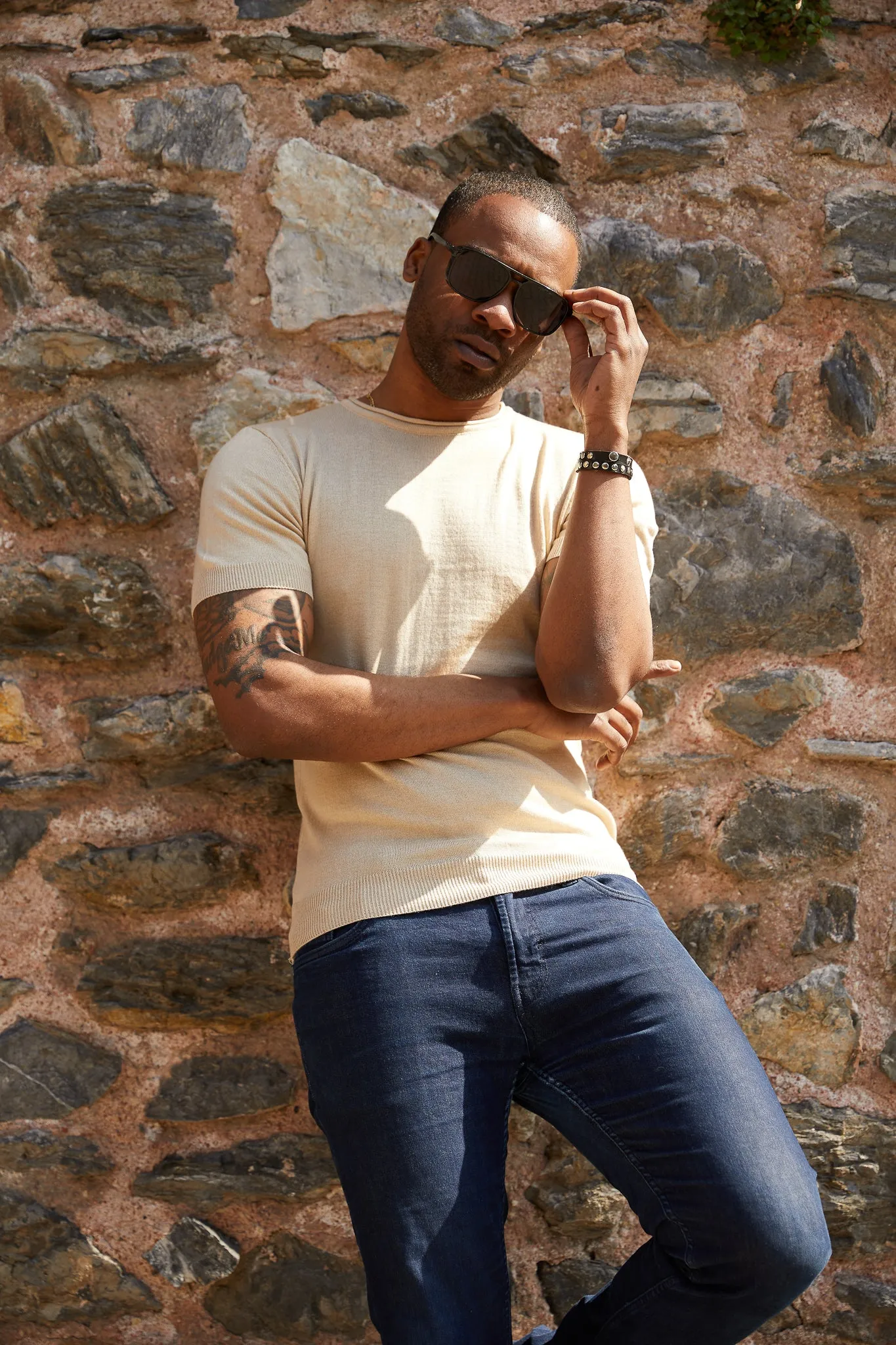 Short Sleeve Knit Sweater TR-11503