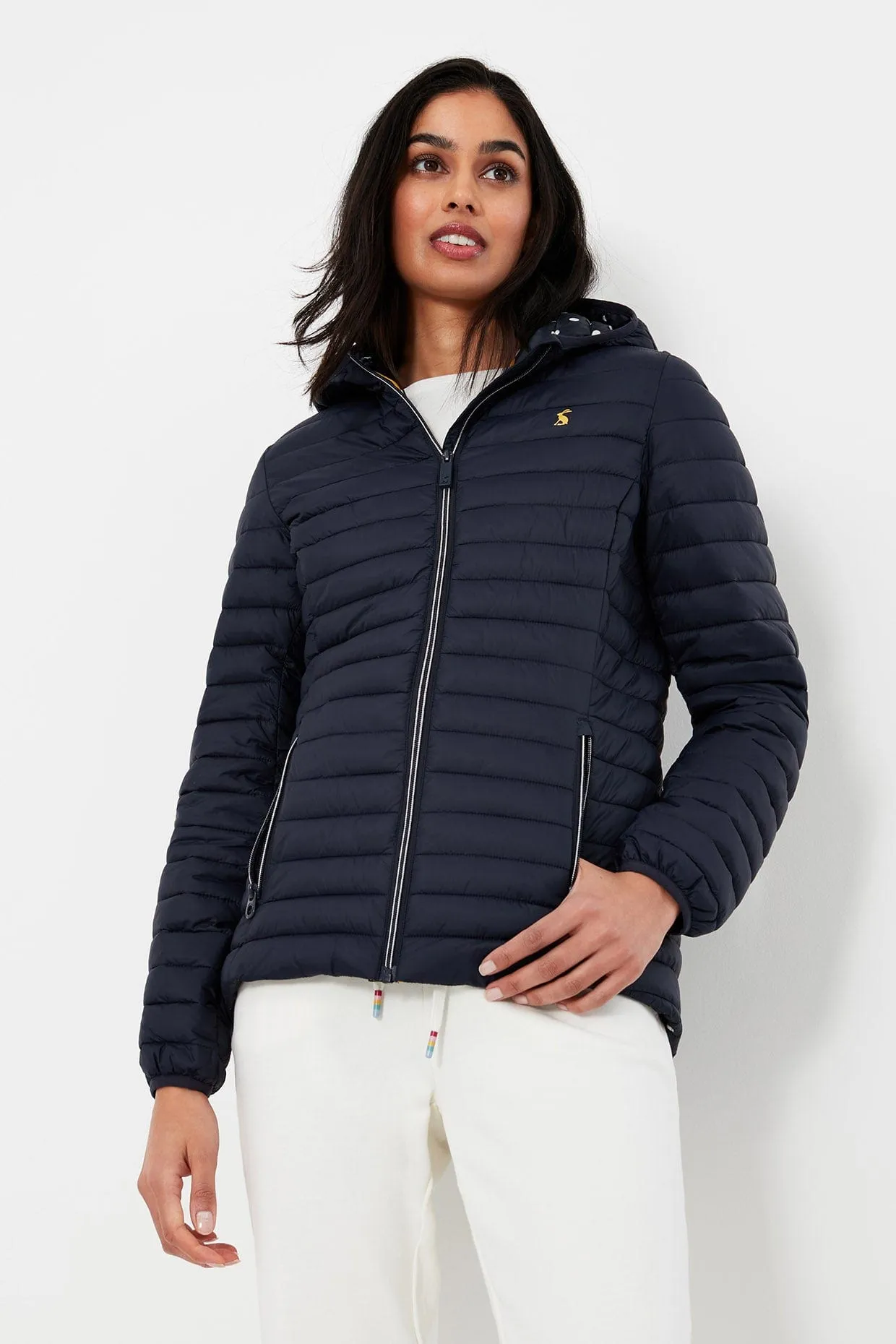 Snug Water Resistant Packable Puffer Coat - Marine Navy