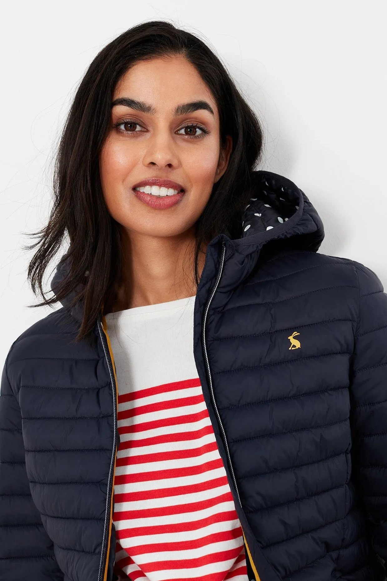 Snug Water Resistant Packable Puffer Coat - Marine Navy