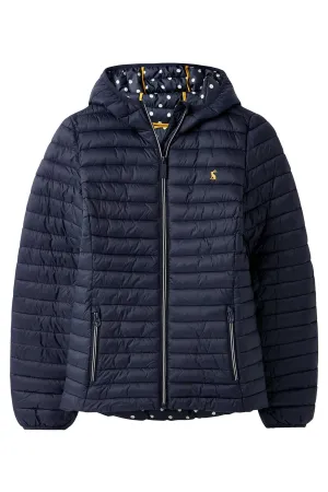 Snug Water Resistant Packable Puffer Coat - Marine Navy