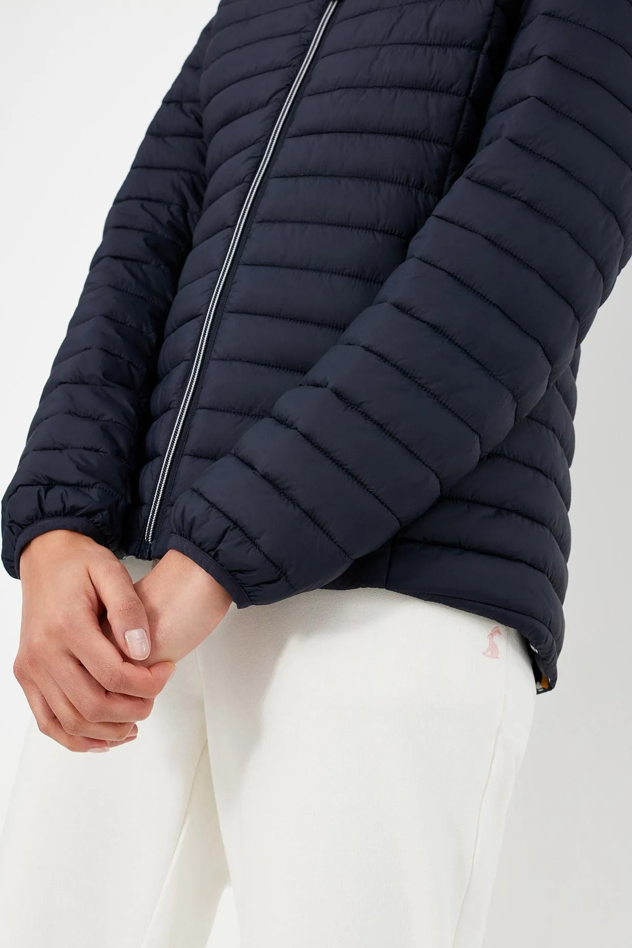 Snug Water Resistant Packable Puffer Coat - Marine Navy