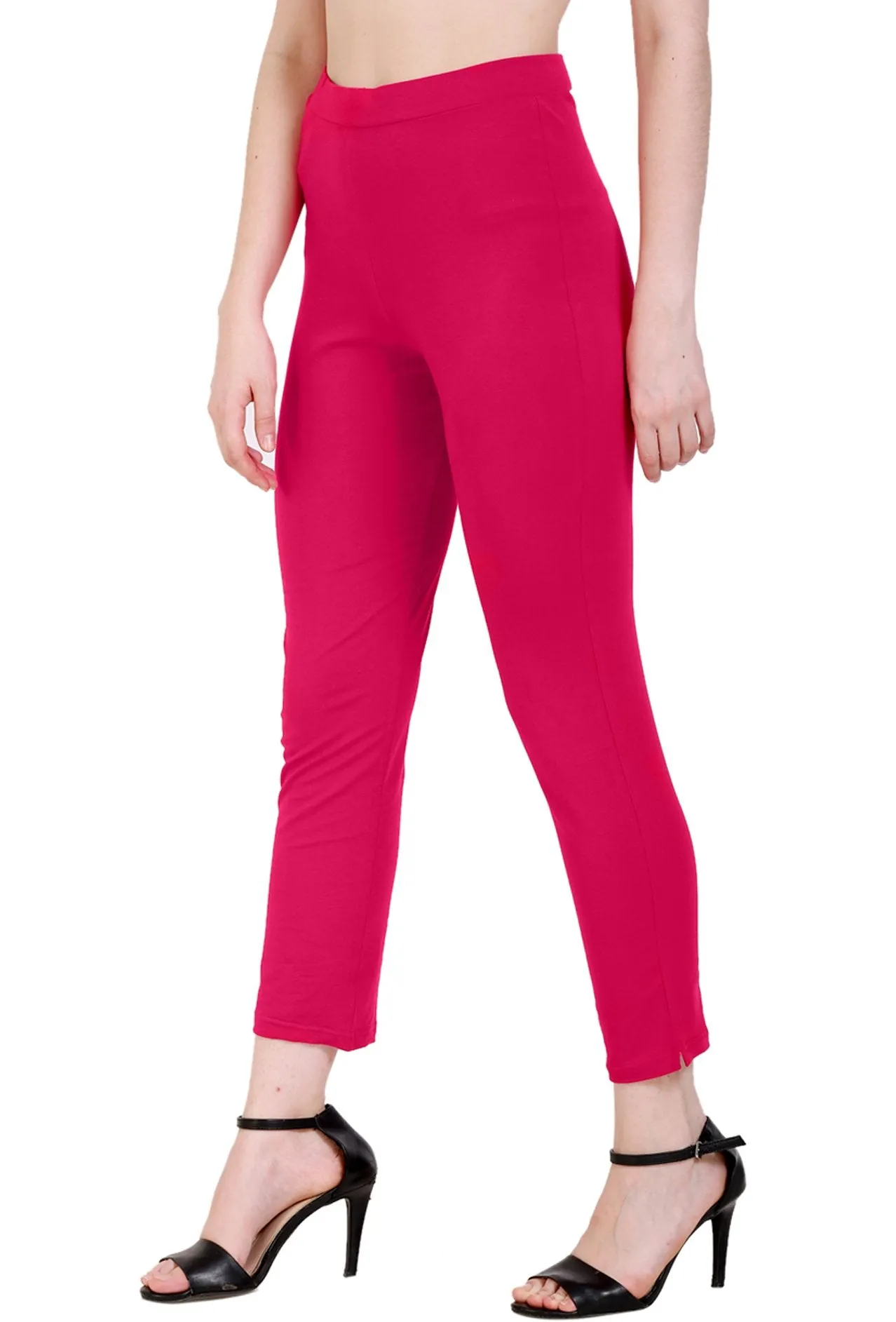 Sona Women's/Girl's International Soft  Cotton Regular Fit Straight Pants/Trouser-Blue