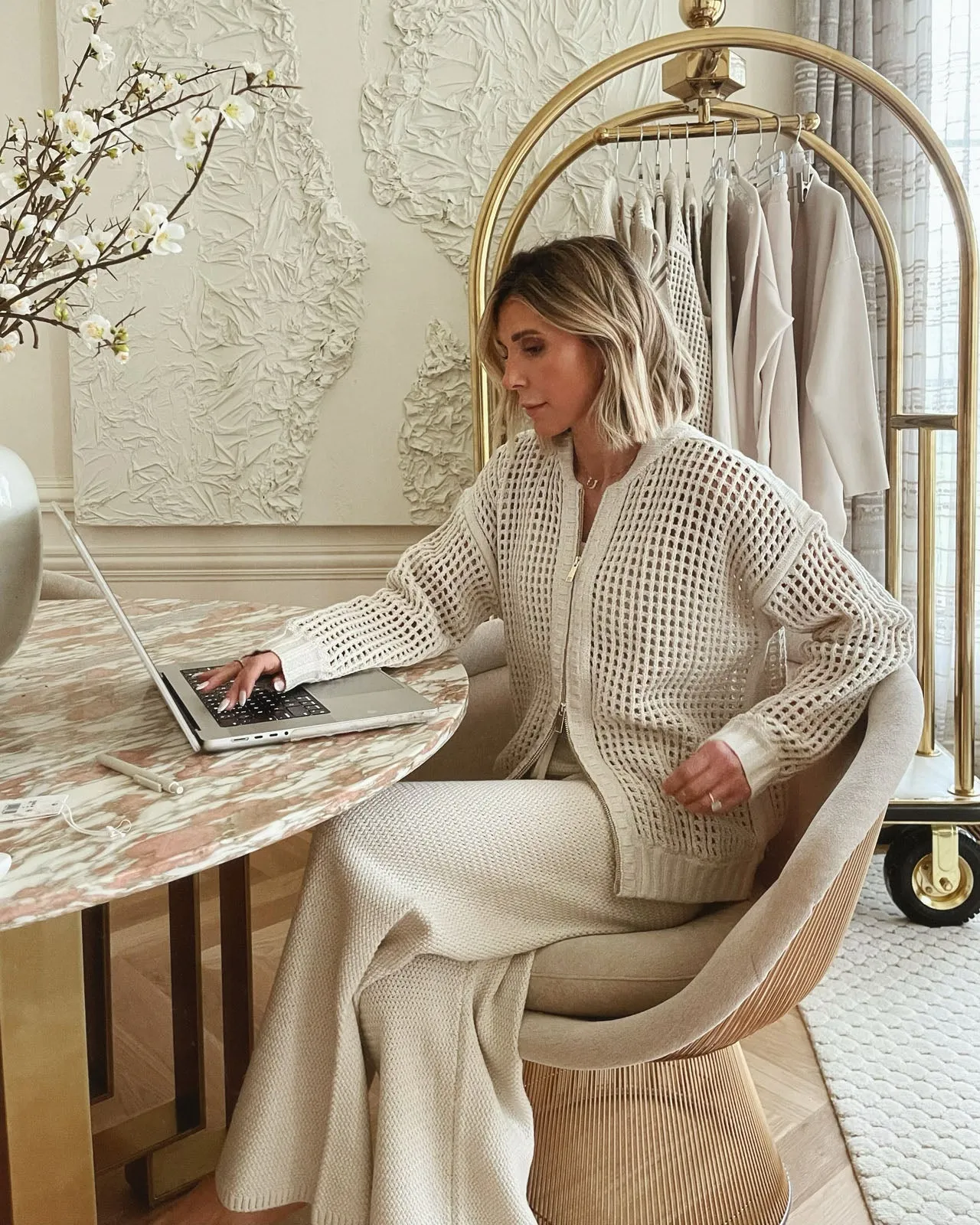 Splendid x @Cellajaneblog Zip Sweater Bomber Jacket