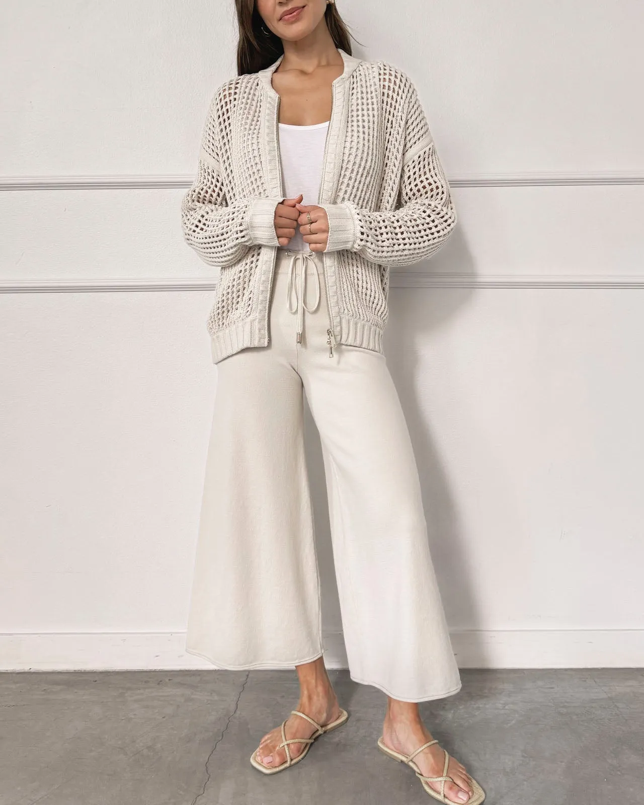 Splendid x @Cellajaneblog Zip Sweater Bomber Jacket