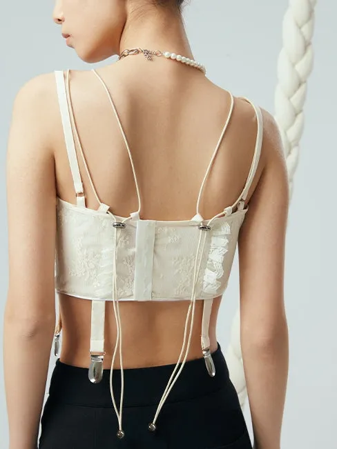 Stylish Jacquard Corset Vest