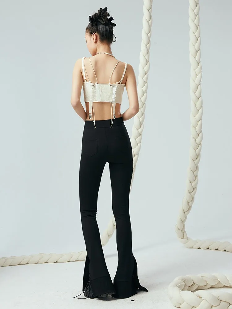 Stylish Jacquard Corset Vest