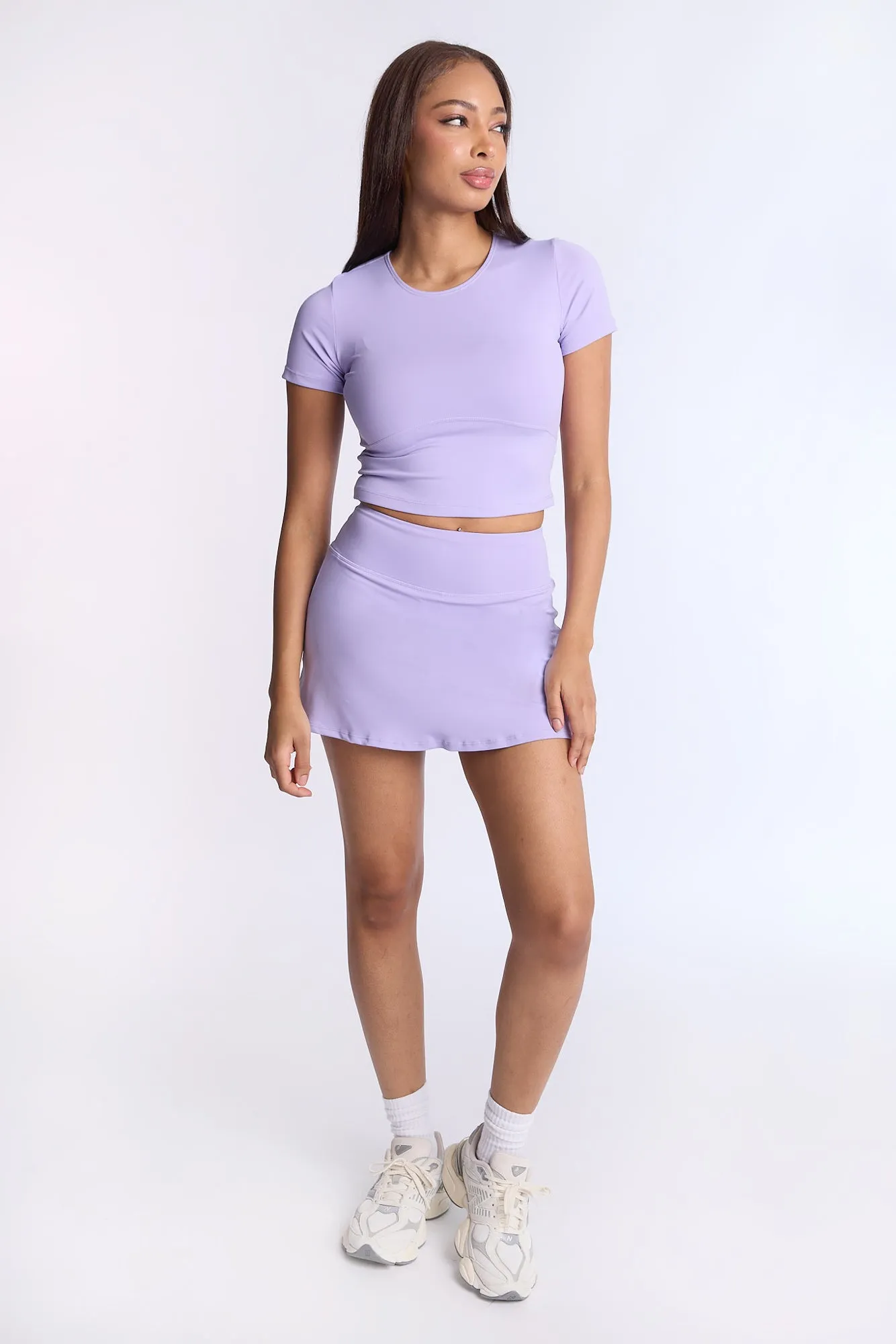 Super Smooth A-Line Active Skirt