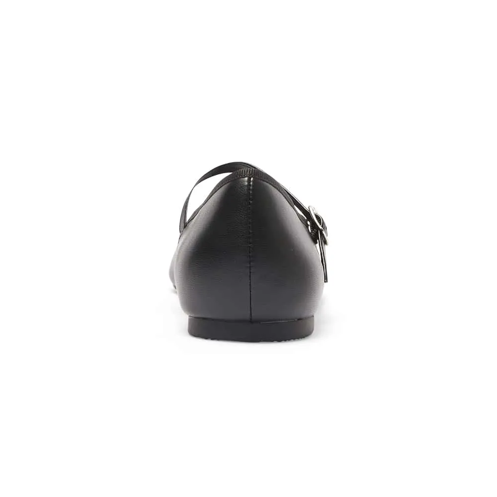 Sweet Flat in Black Smooth
