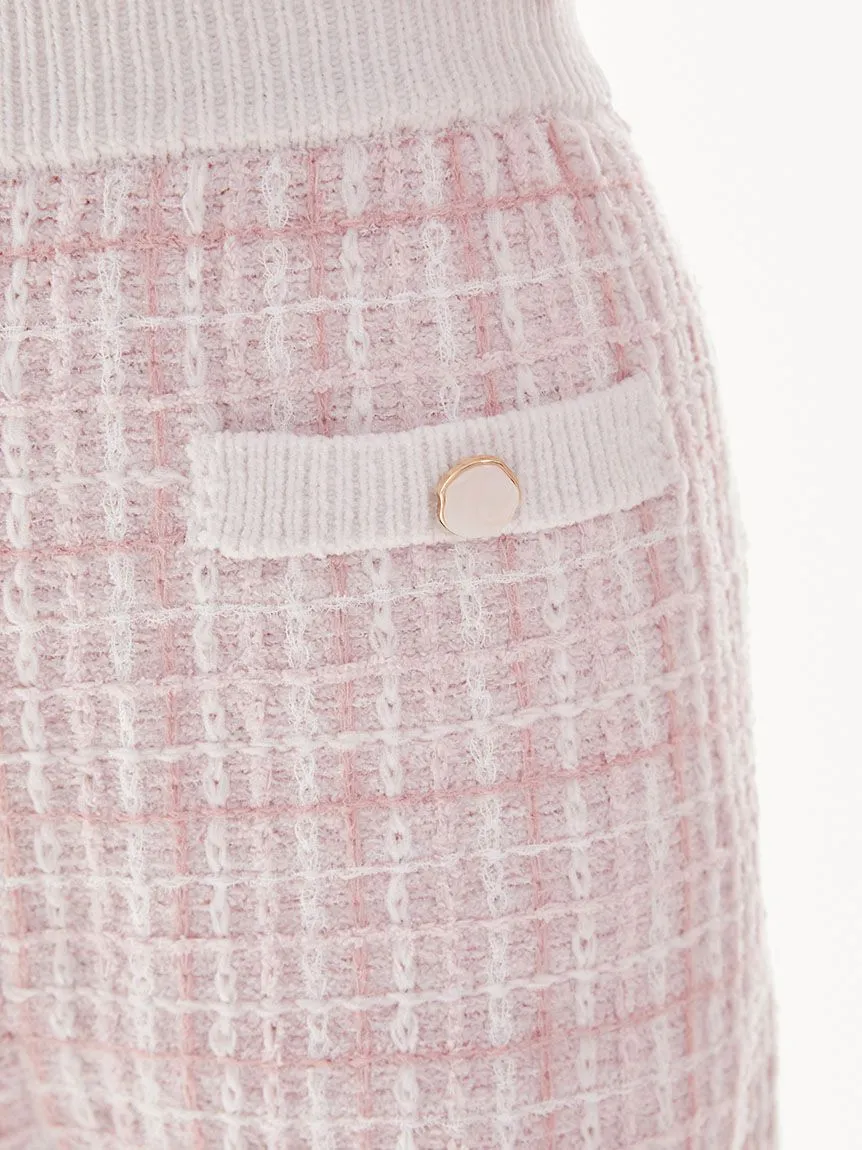 Tweed-Like Lounge Shorts