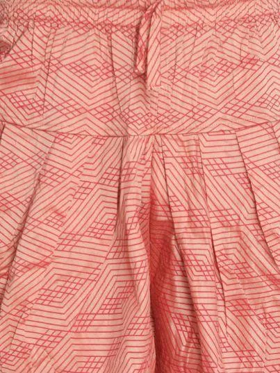 VASTRAMAY Men's Pink Cotton Blend Dhoti