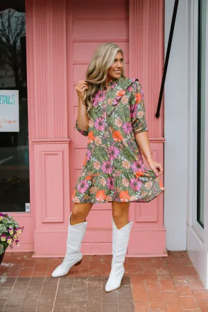 Waylon Vintage Petals Dress
