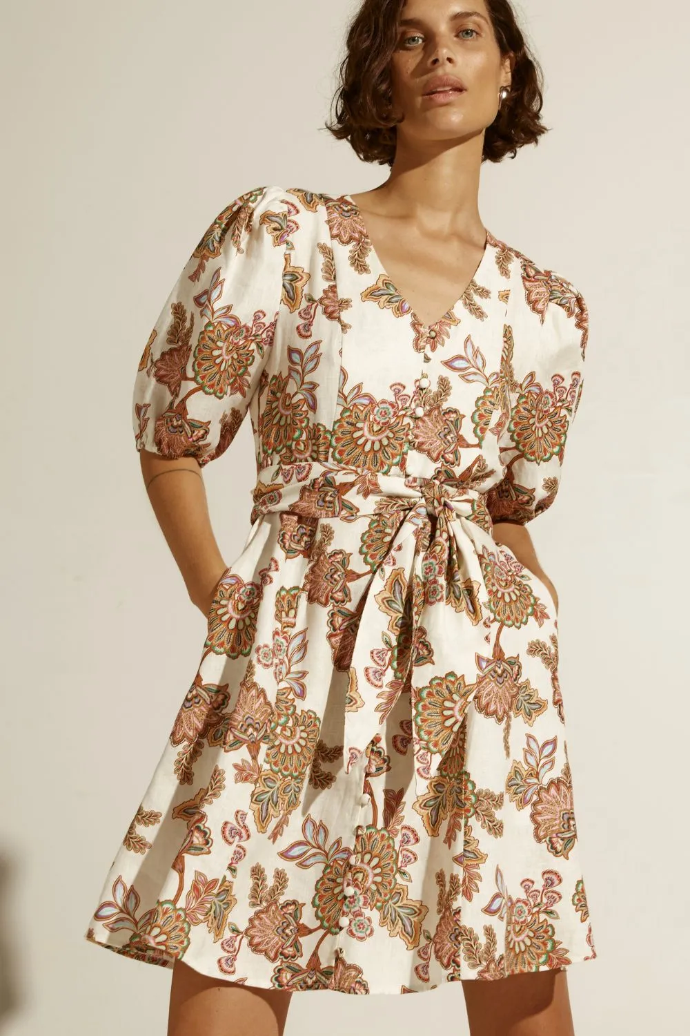Zoe Kratzmann - Quota Dress K'gari cream